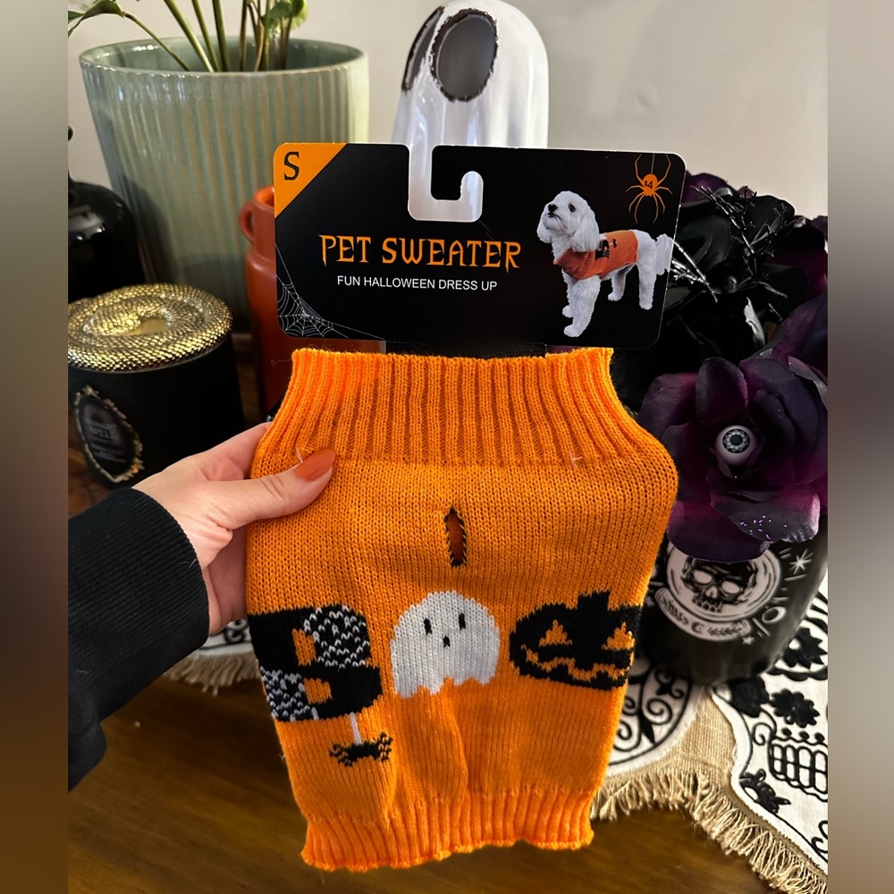 Boo Ghost Sweater Size Small